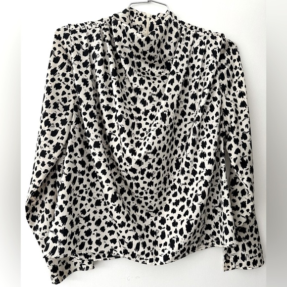 Zara ladies draped neck blouse - Picture 1 of 7